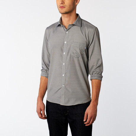 Complicated // Massachusetts Button-Up Shirt // Charcoal (US: 14.5R)