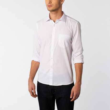 Complicated // South Carolina Button-Up Shirt // White (US: 14.5R)