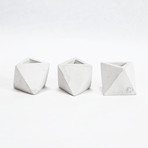 Mini Octahedron // Set of 3 (Plain)