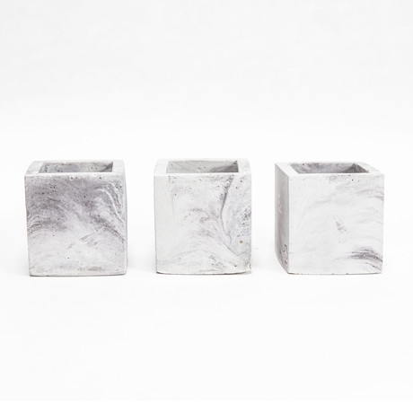 Mini Cube // Set of 3 (Plain)