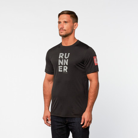 Runner Athletic Shirt // Black (S)