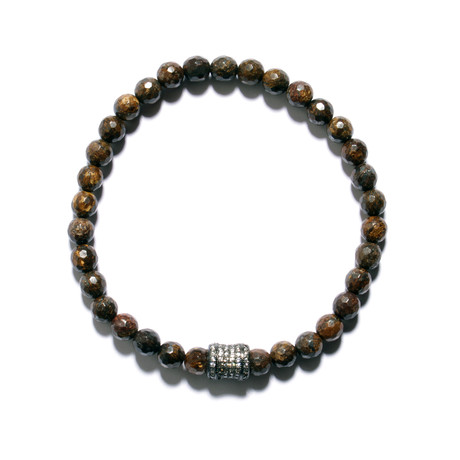 Bronzite Bead Bracelet