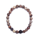 Moonstone Bead Bracelet