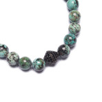 African Turquoise Bead Bracelet