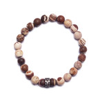 Capuccino Bead Bracelet