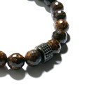 Noir Bronzer Bead Bracelet