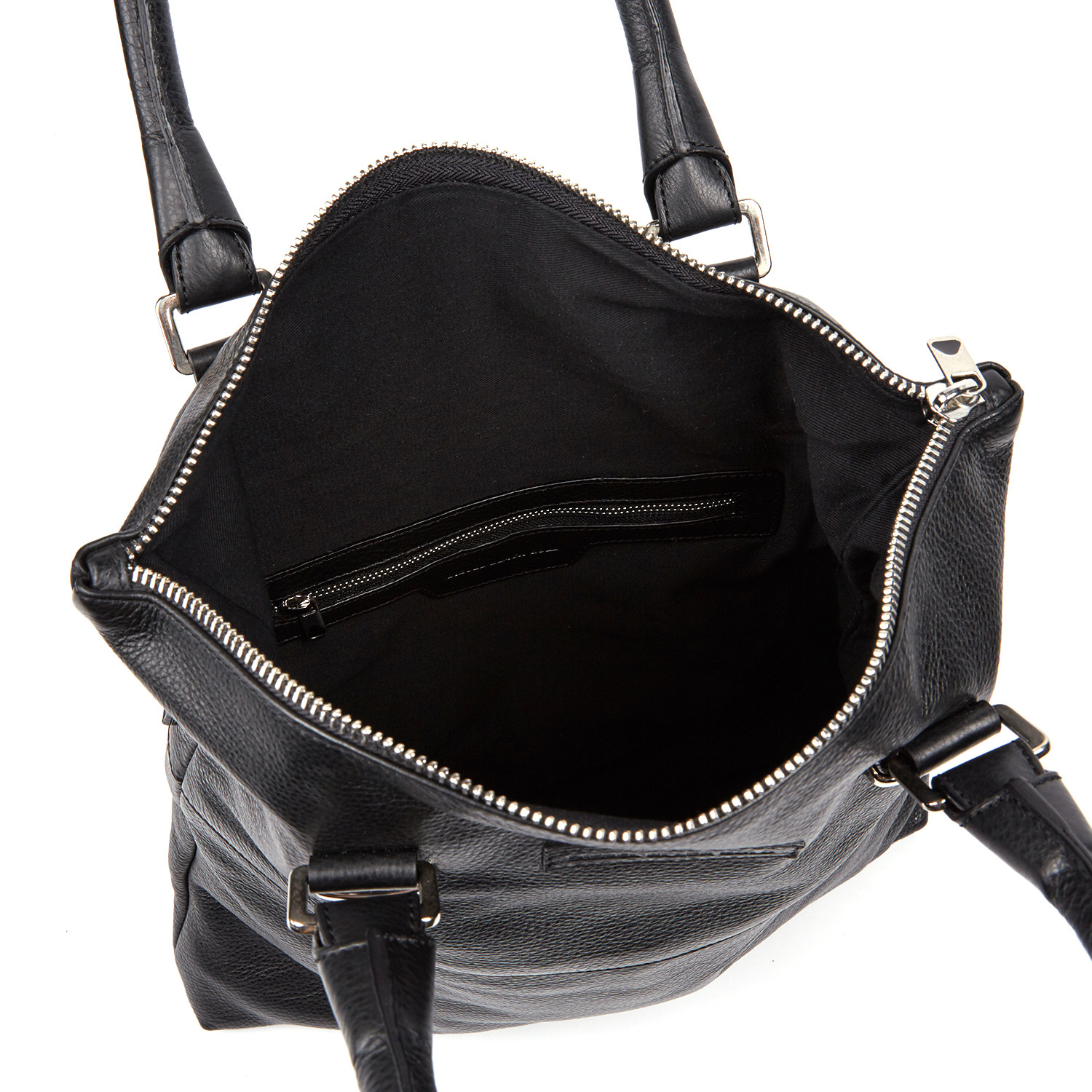 Diesel // Leather Shopping Bag + Zipper // Black - Diesel Black Gold ...