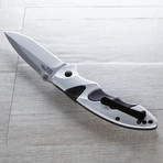 A.R.C Lock Folding Knife // Silver