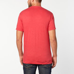 Stacked Tee // Red + White (XS)