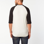 Third Base 3/4 United Raglan // White + Phantom (L)