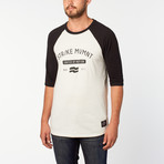 Third Base 3/4 United Raglan // White + Phantom (L)
