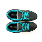 Sense Pro Lace-Up Sneaker // Black + Turquoise (41)