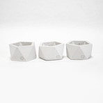 Stackable Candle Holder // Set of 3 (Plain)