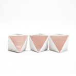 Mini Octahedron // Set of 3 (Plain)