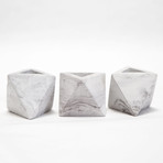 Mini Octahedron // Set of 3 (Plain)