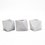 Mini Octahedron // Set of 3 (Plain)