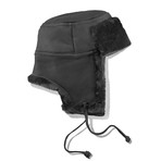 McGrath Shearling Deer Stalker Hat // Black