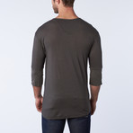 Kennedy 3/4 Sleeve Knit // Black (S)