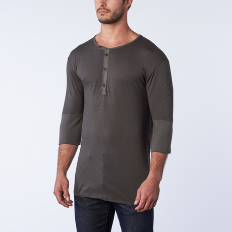 Kennedy 3/4 Sleeve Knit // Black (S)