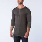 Kennedy 3/4 Sleeve Knit // Black (S)