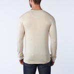Orwell Longsleeve Knit // Taupe Stripe (S)