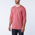 Shaffer 3/4 Sleeve Woven // Red (S)