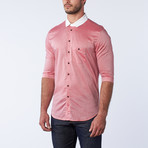 Shaffer 3/4 Sleeve Woven // Red (S)