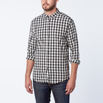 Shaffer Longsleeve Woven // Black + White Gingham (S)