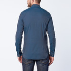 Emerson Longsleeve Woven // Dark Indigo (XL)