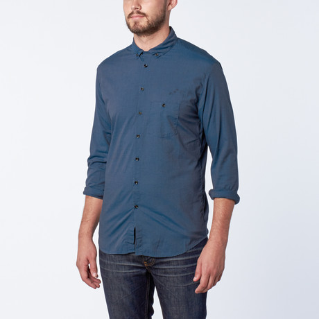 Emerson Longsleeve Woven // Dark Indigo (S)