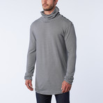 Requiem Turtleneck // Navy Mini Stripe (S)