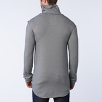 Requiem Turtleneck // Navy Mini Stripe (S)