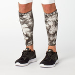 Compression Leg Sleeves // Titanium Tie Dye (L/XL)