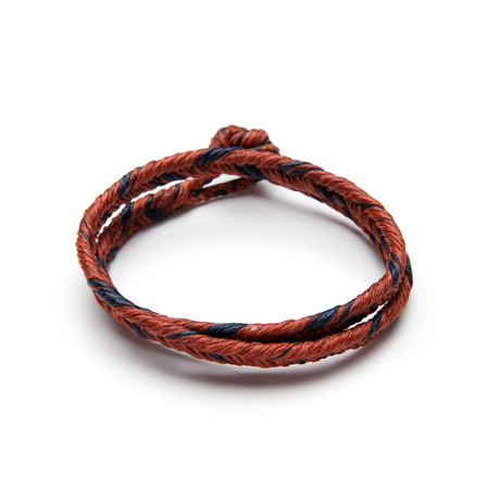 Double Monkeyknot Bracelet (Indigo)