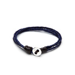 Triple Strand Bracelet (Indigo)