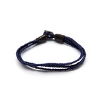 Triple Strand Bracelet (Indigo)