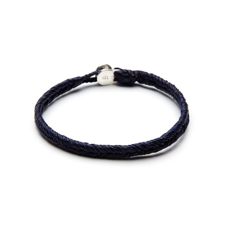 Fishtail Button Bracelet (Indigo)