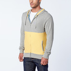Baja Zip-Up Hooded Fleece // Grey (M)