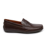 Tosco Penny Slip-On // Dark Brown (US: 10.5)