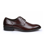 Alton Plain Toe Leather Oxford // Bordo (US: 10.5)