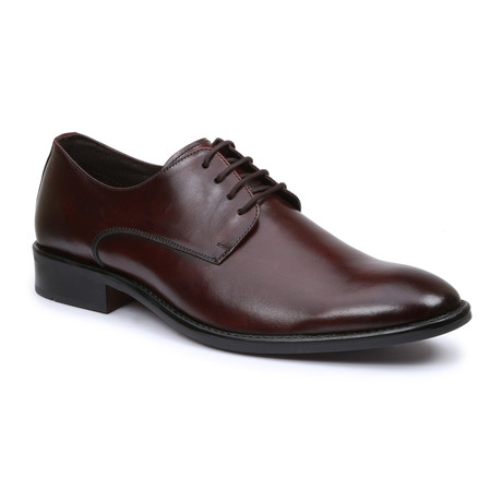 Alton Plain Toe Leather Oxford // Bordo (US: 7)