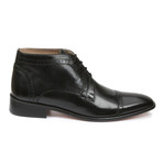 Duran Semi-Brogue Dress Shoe // Black (US: 11)