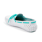 The Senna Boat Shoe // Gallery Grey + Poolside Green (US: 10)