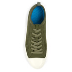 The Phillips Knit Sneaker // Expedition Green + Picket White (US: 8)