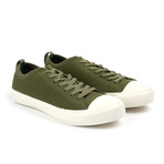 The Phillips Knit Sneaker // Expedition Green + Picket White (US: 8)