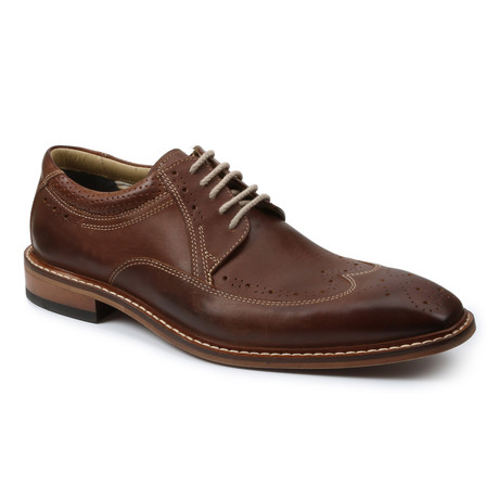 Risque Medallion Wingtip Oxford // Rust (US: 7)