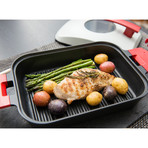 Steam Grill // Metal Cover (Red)