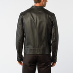 Motocross Leather Jacket // Black (Euro: 50)