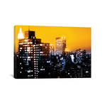 Yellow Night Series // NYC // Canvas Print (18"H x 26"L x 0.75"D)