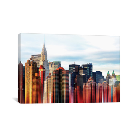 Urban Stretch Series // New York // Canvas Print (18"H x 26"L x 0.75"D)